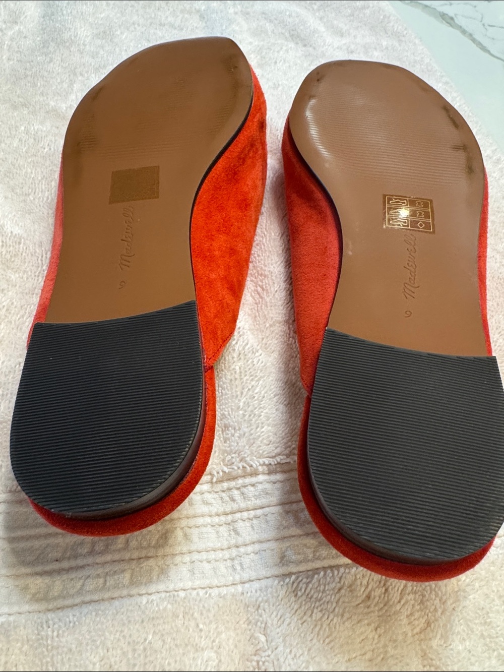 Classic Red Suede Slingback Flats- Madewell size 9 (Never Worn) - Picture 6 of 8